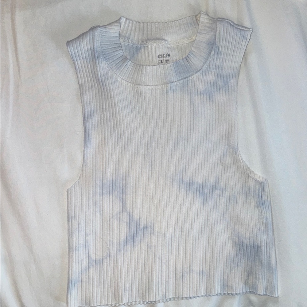 Aerie Ribbed Tie-Dye Top